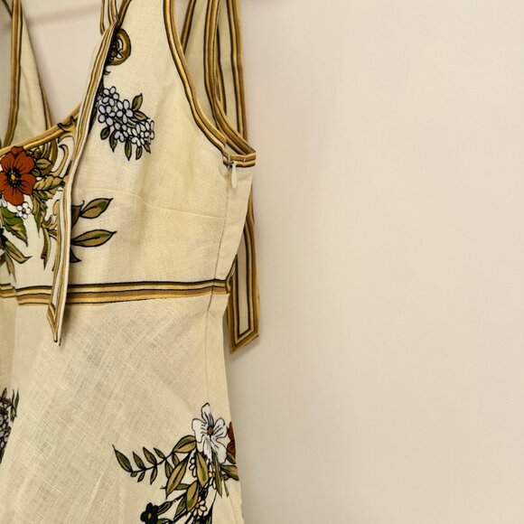 Alemais Antoinette Ballet Linen Midi Dress - Picture 8 of 14